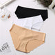 3 Pieces Multipack Panties Silk Feeling Mid-Rise Women Briefs Women's Sexy Underwear Panties Lingerie Seamless Briefs Casual