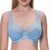 Full Coverage Plus Size Non Padded Sheer Underwire Minimizer Bra