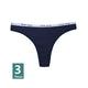 3Pcs/Lot Women's Cotton G-String Thong Panties String Underwear Women Briefs Sexy Lingerie Pants Intimate Ladies Letter Low-Rise