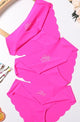 3Pcs/lot Seamless Panty Set Underwear Female Comfort Intimates Fashion Women Sexy Panties Ladies Low-Rise Briefs 6 Colors drop