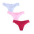 3pcs/lot Seamless Panties Ladies Thong Low Waist Women Sexy G String Solid Underwear