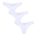 3pcs/lot Seamless Panties Ladies Thong Low Waist Women Sexy G String Solid Underwear