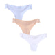 3pcs/lot Seamless Panties Ladies Thong Low Waist Women Sexy G String Solid Underwear