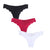 3pcs/lot Seamless Panties Ladies Thong Low Waist Women Sexy G String Solid Underwear