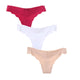 3pcs/lot Seamless Panties Ladies Thong Low Waist Women Sexy G String Solid Underwear