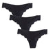 3pcs/lot Seamless Panties Ladies Thong Low Waist Women Sexy G String Solid Underwear