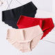 3pcs/lot Sexy Panties For Women Briefs Set Seamless Lingerie Solid Mid-Waist Cotton Panty Female Underpants Underwear #F