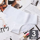 3pcs/lot Sexy Panties For Women Briefs Set Seamless Lingerie Solid Mid-Waist Cotton Panty Female Underpants Underwear #F