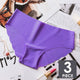 3pcs/lot Sexy Panties For Women Briefs Set Seamless Lingerie Solid Mid-Waist Cotton Panty Female Underpants Underwear #F