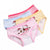 4pcs/lot 2017 new fashion kids panties girls' briefs female child underwear lovely cartoon panties children clothing baby clothe