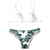 5 Color!! Sexy Swimwear Women Bikini Set Print Leaves