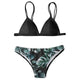 5 Color!! Sexy Swimwear Women Bikini Set Print Leaves