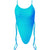 5 Colors Sexy High Cut Leg Thong One Piece Swimsuit