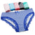 5 Pcs/set Women Underwear Cotton Sexy Everyday Ladies Girls Panties Plus Size Briefs Intimates Lingerie Knickers M-XL