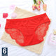6 Pcs Women Gorgeous Lace Briefs Plus size Panties Mesh Transparent Briefs Female Underwear Multipack Panties Low-Rise Lingerie