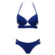 Andzhelika Bikinis Women Bandage Swimsuit Bikini 2019 Sexy Push Up Swimwear Low Waist Bathing Suit Halter Bikinis Suit Swim