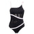 Andzhelika Sexy One Shoulder One Piece Swimsuit 2019 New Off Shoulder Mesh Patchwork Swimwear Bodysuit Bathing Suit Monokini