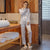 Long Sleeve Suit Female Sleep Two Piece Set Loungewear