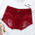 Big Size Underwear Women Panties Sexy Lace Briefs Transparent Seamless Lingerie Cotton Hollow Out High-Rise For Weight 100KG MM