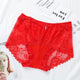 Big Size Underwear Women Panties Sexy Lace Briefs Transparent Seamless Lingerie Cotton Hollow Out High-Rise For Weight 100KG MM