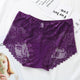 Big Size Underwear Women Panties Sexy Lace Briefs Transparent Seamless Lingerie Cotton Hollow Out High-Rise For Weight 100KG MM