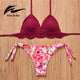 New Vintage Swimwear Women Sexy Crochet Bikini Swimsuit