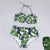 Bikini Push up 2019 Sexy Women Swimsuit Striped Patchwork  Plus Size Swimwear Female Bandage Biquini Bathing suit Women