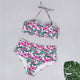 Bikini Push up 2019 Sexy Women Swimsuit Striped Patchwork  Plus Size Swimwear Female Bandage Biquini Bathing suit Women