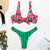 Bikinx Bandeau swimwear women push up swimsuit female Cactus Print micro bikini 2019 sexy bathing suit beach bathers Biquini new