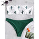 Bikinx Bandeau swimwear women push up swimsuit female Cactus Print micro bikini 2019 sexy bathing suit beach bathers Biquini new