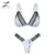 Sexy Bikini Set Mesh Hollow Out Swimsuit Push Up swimwear