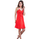 Blue Oversize Satin Rayon Nightgown Nightwear