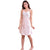 Blue Oversize Satin Rayon Nightgown Nightwear