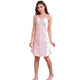 Blue Oversize Satin Rayon Nightgown Nightwear