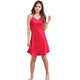 Blue Oversize Satin Rayon Nightgown Nightwear