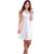 Blue Oversize Satin Rayon Nightgown Nightwear