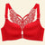 Front Closure Bra Butterfly Adjustable Plus Size Push Up Bra