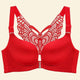 Front Closure Bra Butterfly Adjustable Plus Size Push Up Bra