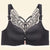 Front Closure Bra Butterfly Adjustable Plus Size Push Up Bra