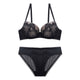 Sexy Lace Big Underwear Front Push Up Bra Briefs