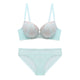 Sexy Lace Big Underwear Front Push Up Bra Briefs