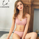 CINOON 2019 New Women Fashion Cotton Lingerie Wireless Bras For Women Push Up Bra Set comfortable Sexy Underwear Free Shipping