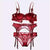 Plus Size Embroidery Half Cup Lingerie