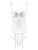 High Elasticity Fabric Lingerie Sexy Lace White Corset Dress