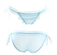 5pcs/lot Sexy String Lace Brief Adjustable Straps Transparent Panties