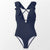 CUPSHE Burgundy Heart Attack Falbala One-piece Swimsuit Women Ruffle V-neck Monokini 2019 New Girls Beach Bathing Suit Swimwear