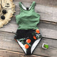 One-piece Swimsuit Women Tied Bow Cutout Tank