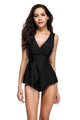 Women Tankini Set V Neck Swimsuit Women Swimwear