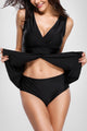 Women Tankini Set V Neck Swimsuit Women Swimwear