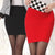 High Waist Candy Color Plus Size Elastic Pleated Sexy Short Skirt